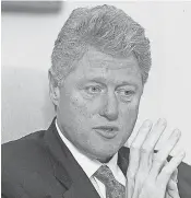  ?? H. DARR BEISER, USA TODAY ?? A court case involving Bill Clinton decided presidents aren’t immune from litigation.