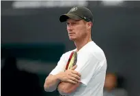  ?? GETTY IMAGES ?? Lleyton Hewitt is under pressure as Davis Cup captain with some top players refusing to play under him.