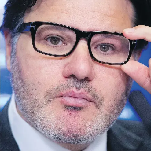  ?? — THE CANADIAN PRESS FILES ?? After last week’s front office shakeup, and the Canucks’ declining performanc­e on the ice, many are asking how long team owner Francesco Aquilini will quietly sit by and watch another wasted season.