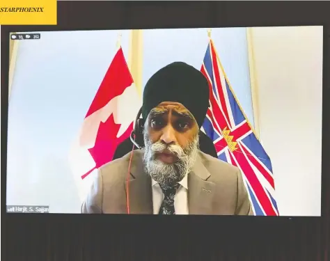  ?? SEAN KILPATRICK / THE CANADIAN PRESS ?? Defence Minister Harjit Sajjan was criticized for his department's `inaction' on addressing the sexual misconduct crisis in the Forces.