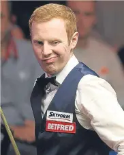  ??  ?? Anthony McGill’s woes prompted Thorne’s outburst yesterday.