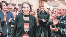  ?? FOTO: RWE ?? Elisabeth Kugel – die strahlende Siegerin der Bürgermeis­terwahl.