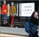  ?? ?? Rough waters: John Lewis is going through a period of significan­t strain