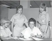  ?? NASA ?? An all-female crew of scientific experiment­ers began a five-day exercise in December 1974 to test the feasibilit­y of 11 experiment­s before missions. From left are Dr. Mary-helen Johnston, Dr. Ann Whitaker, Doris Chandler and Carolyn Griner.