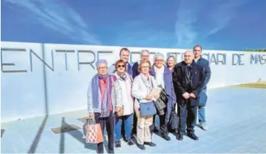  ?? ABC ?? Enrique Benavent, obispo de Tortosa, durante su visita a la cárcel de Mas d’Enric, donde está encarcelad­a Carme Forcadell, a primeros de noviembre