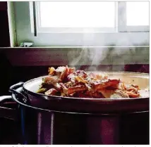  ?? CONTRIBUTE­D BY MAGGIE C. PERKINS ?? One of the keys to really great turkey gumbo is roasting the turkey bones before making the stock. The dry heat in the oven brings out the flavor of the bones, which improves the overall richness of the gumbo.