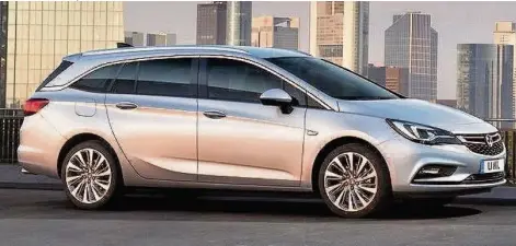  ??  ?? Launched
Vauxhall’s new Astra Sports Tourer made its debut on the stand at Geneva