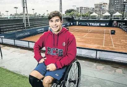  ?? Barcelo Teixidó ?? Martín de la Puente, ayer en el Real Club de Polo de Barcelona