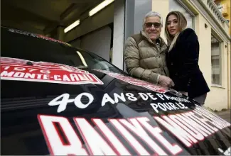  ?? (Photo Jean-François Ottonello) ?? Marc, pilote, et Pamela, copilote, prendront place dans le baquet d’une Ford Fiesta R.