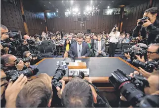  ?? JIM WATSON / AFP ?? Washington. Zuckerberg, presidente ejecutivo de Facebook, testificó en el Senado de EE. UU., en abril pasado.