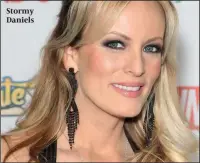  ??  ?? Stormy Daniels