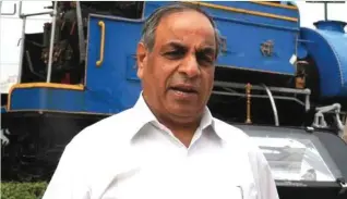  ??  ?? AK Manocha, IRCTC Chairman and Managing Director