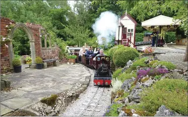  ?? ?? BELOW:
Matthew Pye pictured the open day of the attractive 71/4-inch gauge Littledale Light Railway in Lancashire on 26th June.