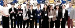  ?? CONTRIBUTE­D PHOTO ?? Eleven Faith Academy students represent the Philippine­s in the Global Education City Model United Nations (Gecmun X) in Jeju Island, South Korea, on March 1 and 2, 2024.