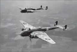  ?? TORSTAR FILE PHOTO ?? A pair of Handley Page Hampden bombers of the type flown by Frederick Donald Middleton before he was shot down and taken prisoner.