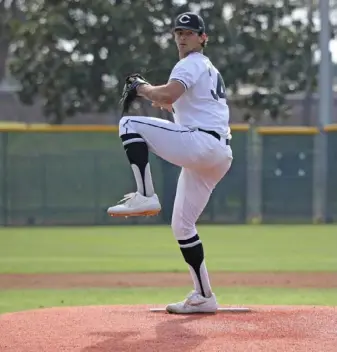  ?? Larry Newman Photograph­y ?? Nick Garcia went 9-0 in 56 innings out of the bullpen in his only full season as a pitcher at Division III Chapman University in California.