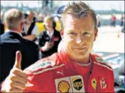  ?? AFP ?? There couldn’t have been a more popular victor than Raikkonen.