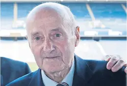  ?? SNS. ?? Johnny Hubbard: Always a “welcome fixture” at Ibrox.