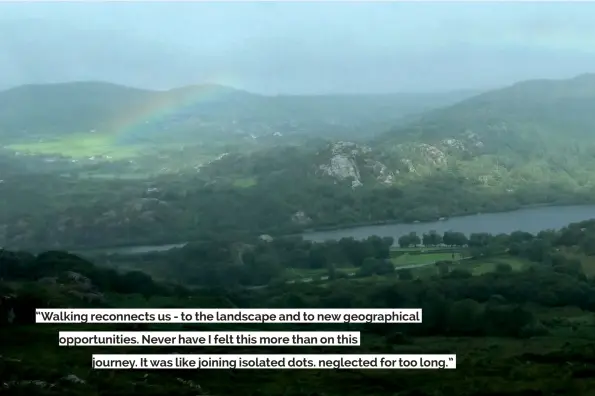  ??  ?? [above] The final descent towards Llanberis – and a rainbow forms over Llyn Padarn