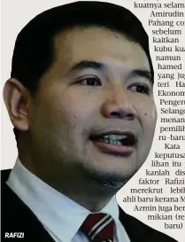  ??  ?? RAFIZI