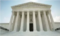  ?? DANIEL SLIM/GETTY-AFP ?? The U.S. Supreme Court building in Washington is seen in 2021.