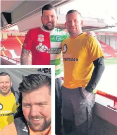  ??  ?? Stadium tour The pair enjoy Anfield. Left, pictured on their road to Liverpool