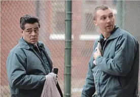  ?? WILSON WEBB THE CANADIAN PRESS ?? Benicio Del Toro, left, as Richard Matt and Paul Dano as David Sweat, escaped prisoners.