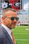 ?? CURTIS COMPTON/AJC FILE ?? Bryan Harsin, who led Boise State to a 69-19 record from 2014 to 2020, could return to the Broncos after a disastrous tenure at Auburn ended last year.