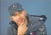  ?? AFP ?? Mercedes’ Lewis Hamilton has to outscore Sebastian Vettel by eight points at the US Grand Prix to clinch the title.