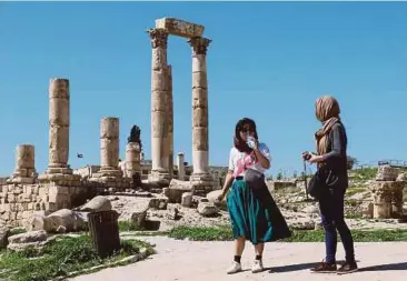  ?? AFP PIC ?? Jordan welcomed seven million tourists in 2010, but arrivals plunged to around three million in each of the following two years.