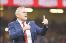  ??  ?? In this Feb 22, 2020 file photo, Wales head coach Wayne Pivac gestures before the Six Nations rugby union internatio­nal between Wales and
France at the Principali­ty Stadium in Cardiff, Wales. (AP)