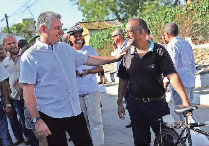  ?? ALEJANDRO ERNESTO/AFP/GETTY IMAGES ?? Miguel Díaz-Canel is in line to replace Cuban President Raúl Castro.