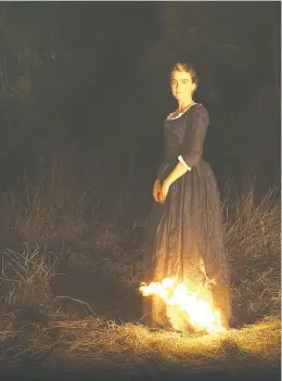  ?? PYRAMIDE FILMS ?? Adèle Haenel stars in Portrait of a Lady on Fire, with features real fire.