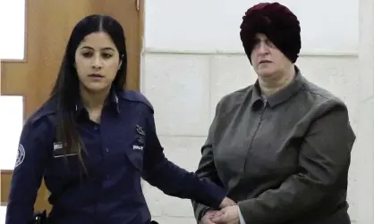  ?? Photograph: Mahmoud Illean/AP ?? Malka Leifer during an earlier court appearance in 2018.