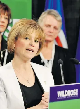  ?? For the Calgary Herald ?? Wildrose seniors critic Kerry Towle to know why data on all abuse cases on residents in senior care has not been publicly reported for almost two years.