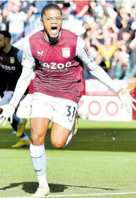  ?? FILE ?? Aston Villa’s Leon Bailey.