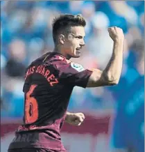  ?? FOTO: PERE PUNTÍ ?? Denis Suárez Marcó un gran gol y fue determinan­te