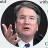  ??  ?? &gt; Brett Kavanaugh