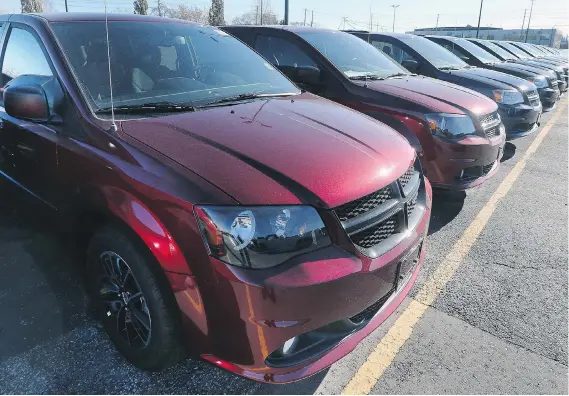  ?? DAN JANISSE ?? Some 308,000 Grand Caravans and smaller Pacifica minivans were manufactur­ed at the Windsor Assembly Plant in 2016.