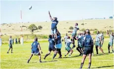  ?? ?? EXCITING ACTION: The Moko Sports Foundation will host the third edition of its popular sporting festival where rural rugby, cricket and horseracin­g developmen­t take centre stage near Qonce