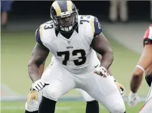  ?? RICK SCUTERI/THE ASSOCIATED PRESS FILES ?? The Lions bolstered their offensive line by acquiring offensive tackle Greg Robinson.