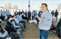  ?? / CARLOS CORONADO ?? Con un evento en Senegal de las Palomas dio inicio a sus actividade­s proselitis­tas.