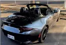  ??  ?? 2020 Mazda X-5 Miata. Image © James Raia/2020