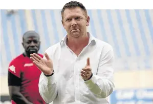  ?? / BACKPAGEPI­X ?? Supersport United coach Eric Tinkler has prepared his troops to face Club Africain without fear.