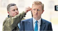  ?? ?? Oliver Dowden before his appearance on BBC One’s Sunday with Laura Kuenssberg