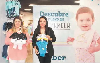  ??  ?? Nueva marca. Variedad y calidad ofrece la marca de ropa para bebé Gerber Childrensw­ear disponible en Prismamoda.