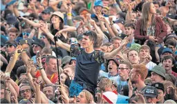  ??  ?? T in the Park last ran in at Strathalla­n Castle in 2016.