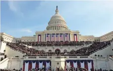  ?? ROBERT DEUTSCH, USA TODAY ?? The U.S. Capitol, prepared for a historic transfer of power.