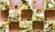  ?? Mackenzie Smith Kelley / Contributo­r ?? Grapefruit juice and zest goes into these baked bars.