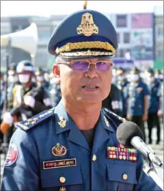  ?? GRK ?? National Military Police General Sao Sokha said the Military Police participat­ed in 6,332 rescue operations to assist citizens last year.